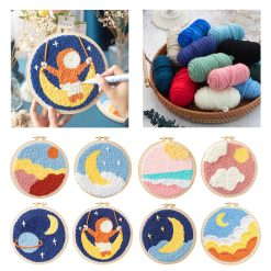 Moon & Star Punch Needle Kit